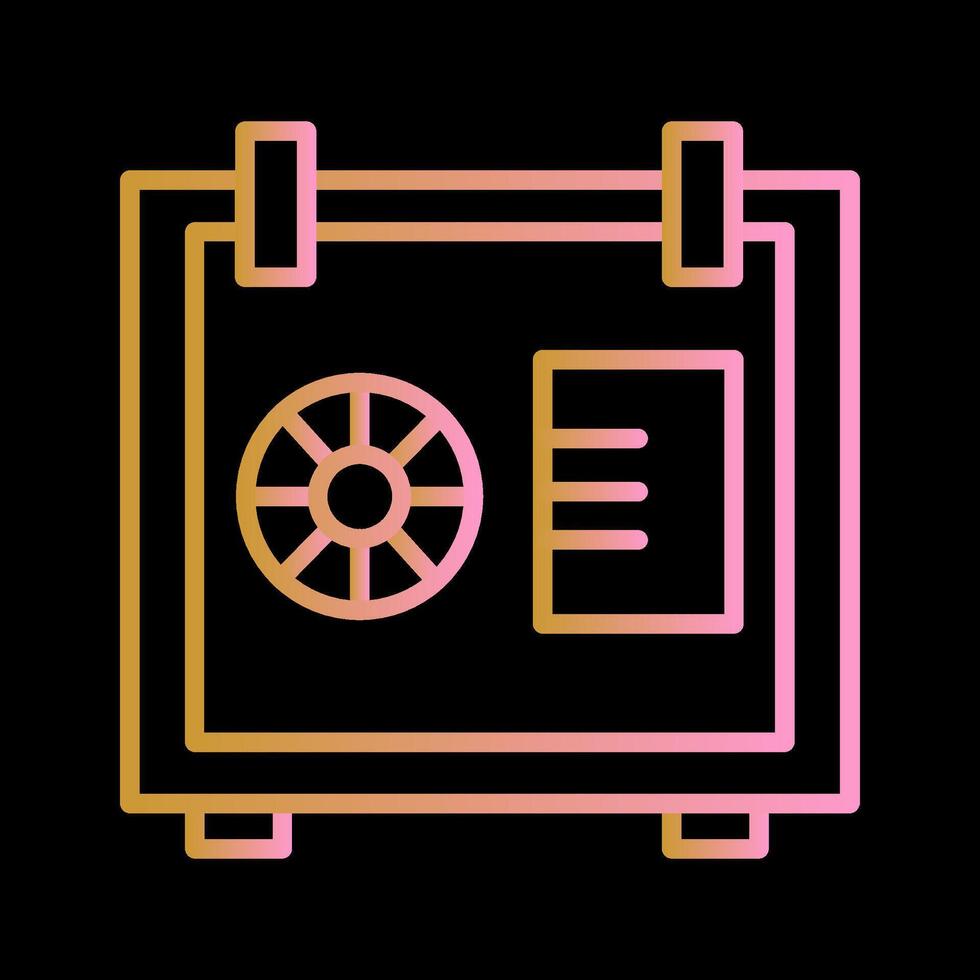 Safe Box Vector Icon