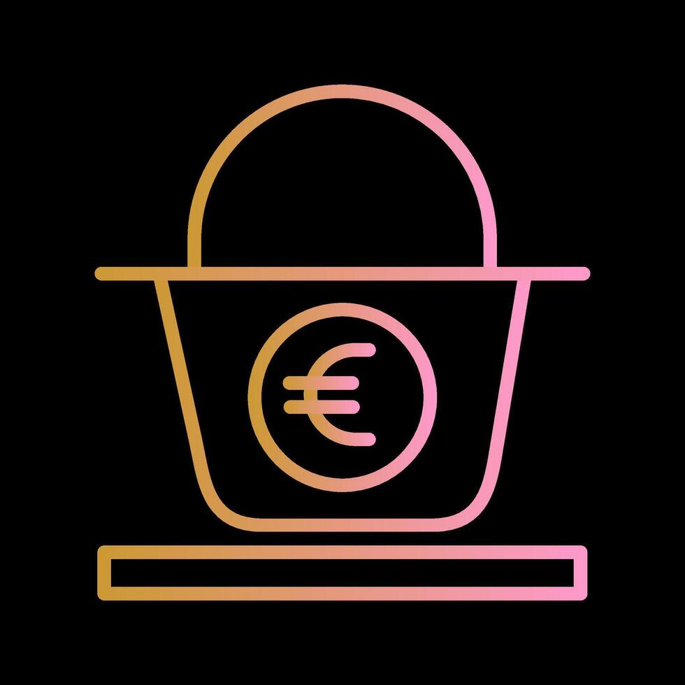 Euro Basket Vector Icon