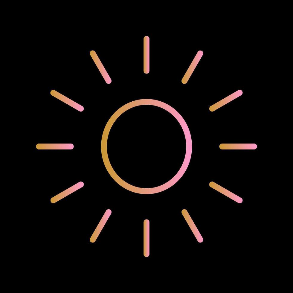 Sun Vector Icon