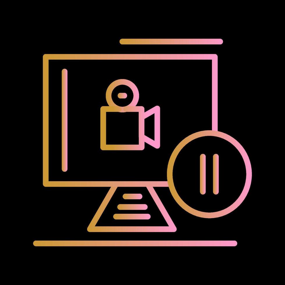 Pause Button Vector Icon