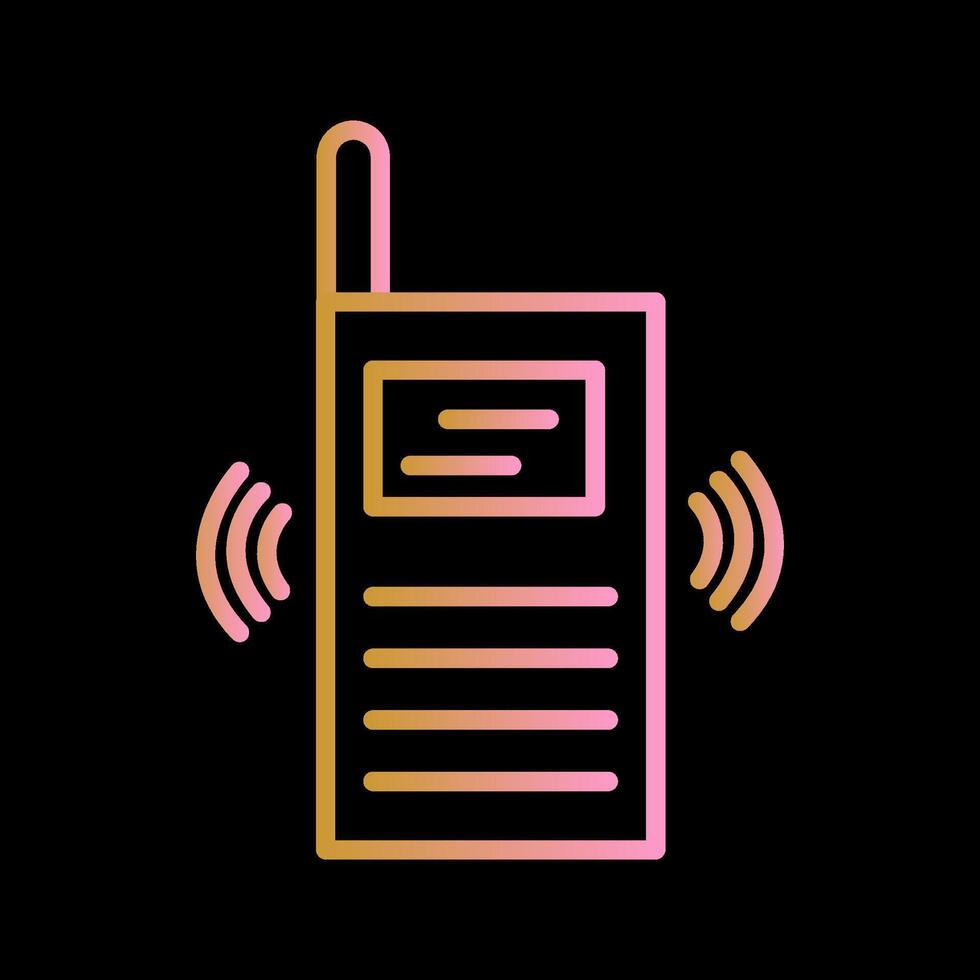 Walkie Talkie Vector Icon