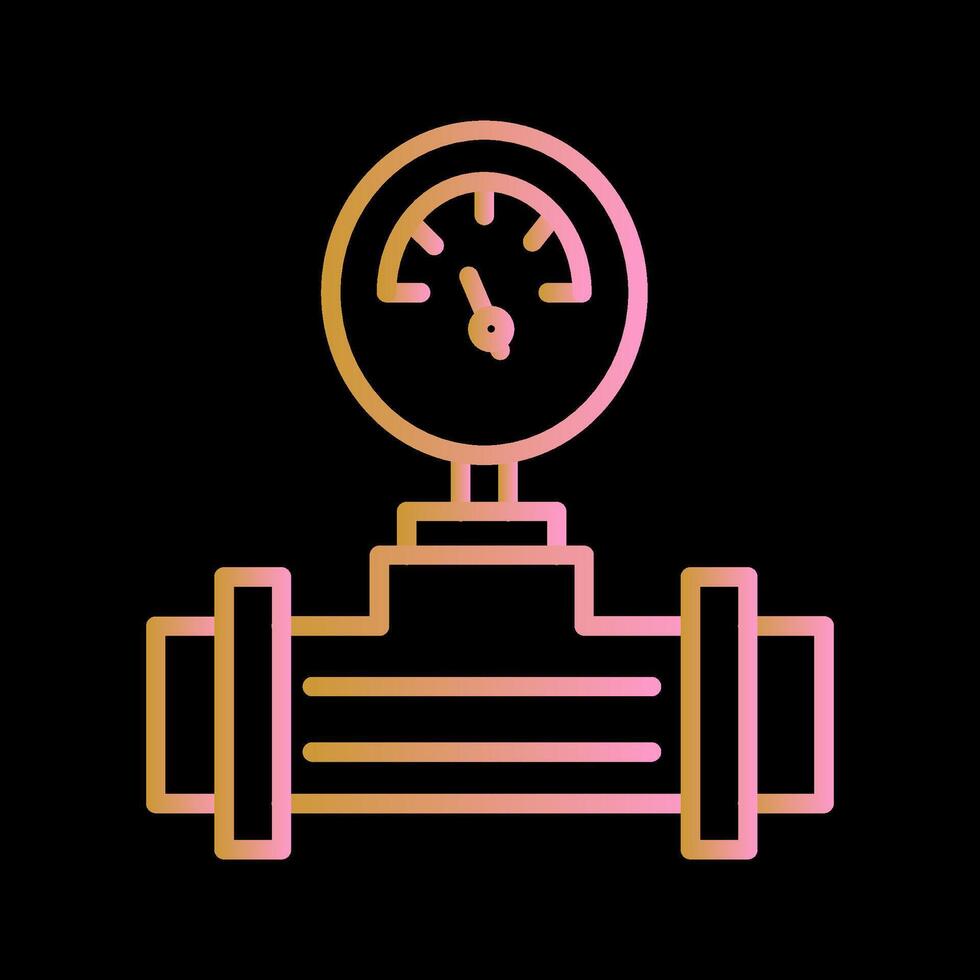 Pressure Gauge Vector Icon