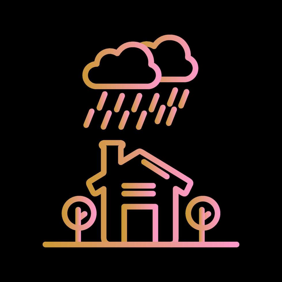 Rain Vector Icon