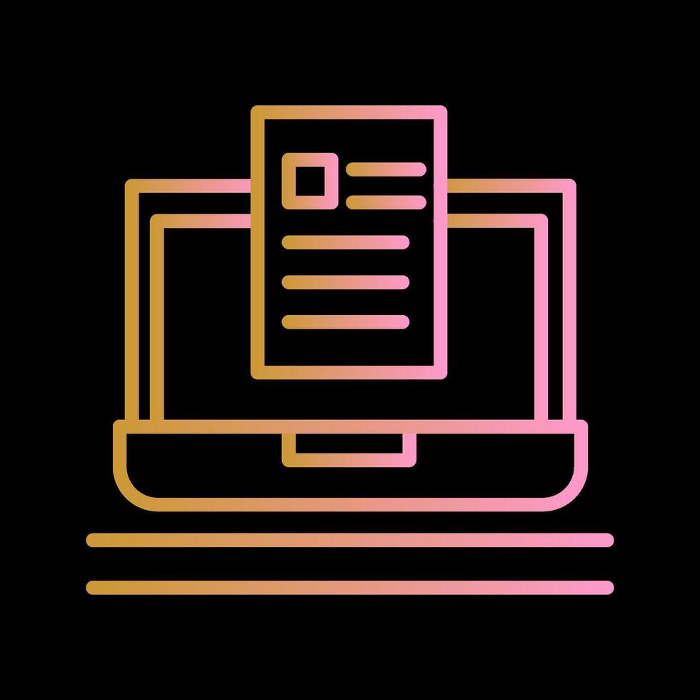 Blog Vector Icon