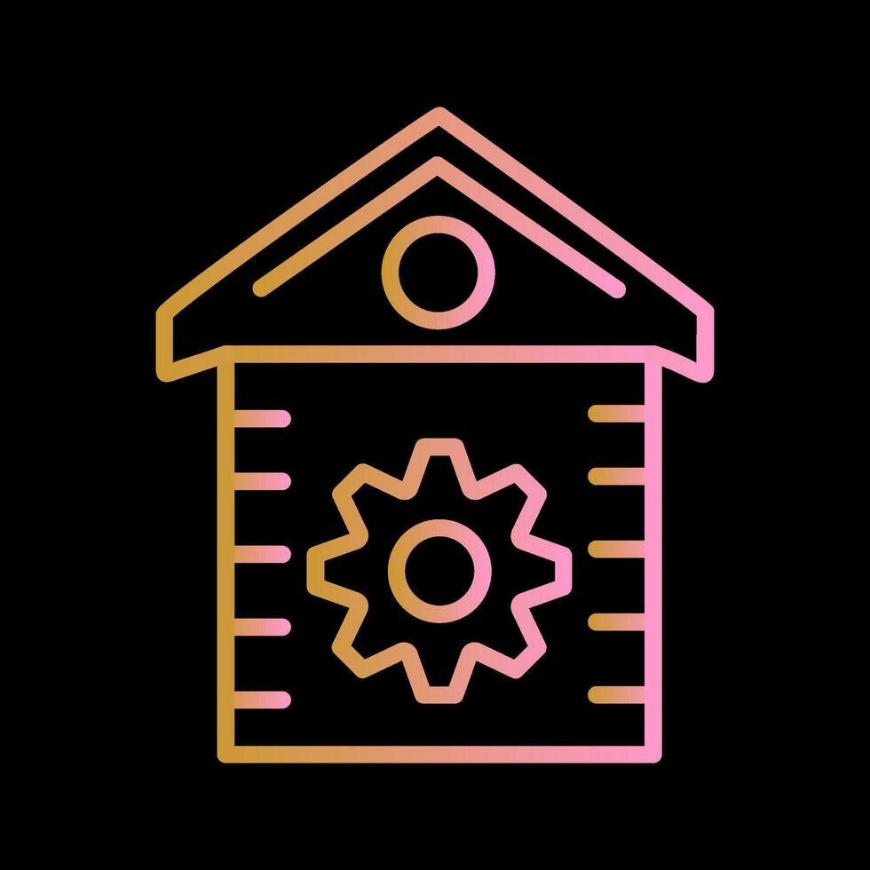 House Setting Vector Icon