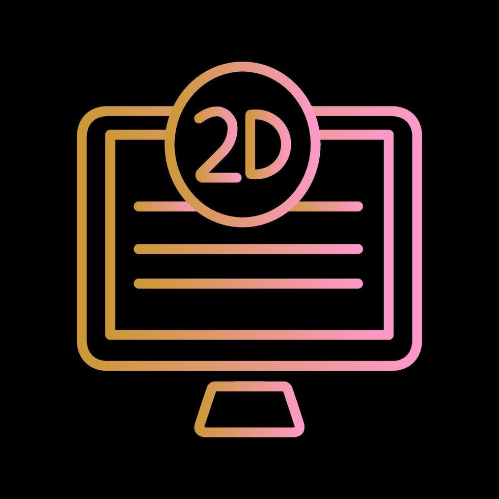 2D Quality Screen Vector Icon