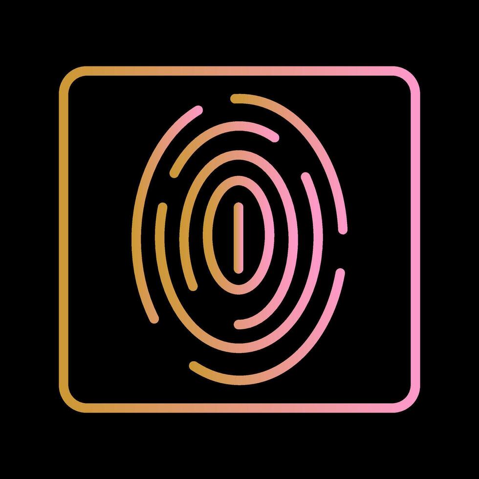 Fingerprint Vector Icon