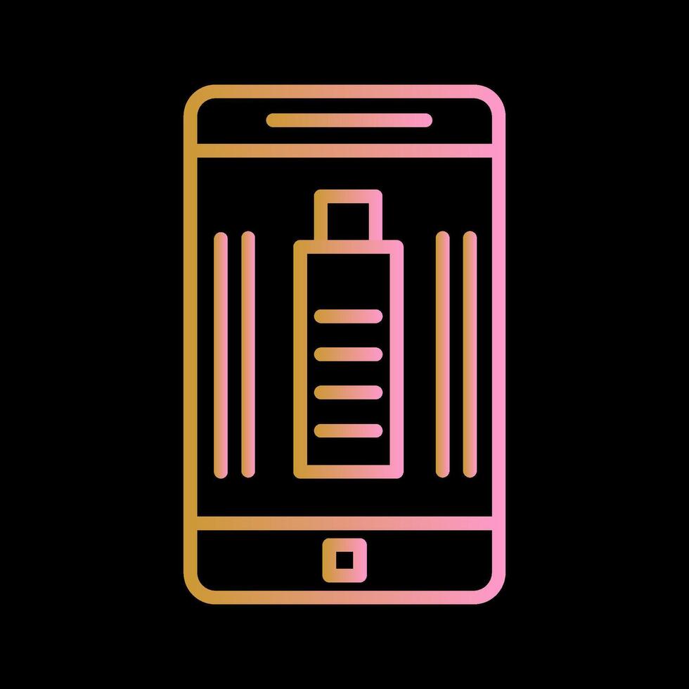 Mobile Battery Vector Icon