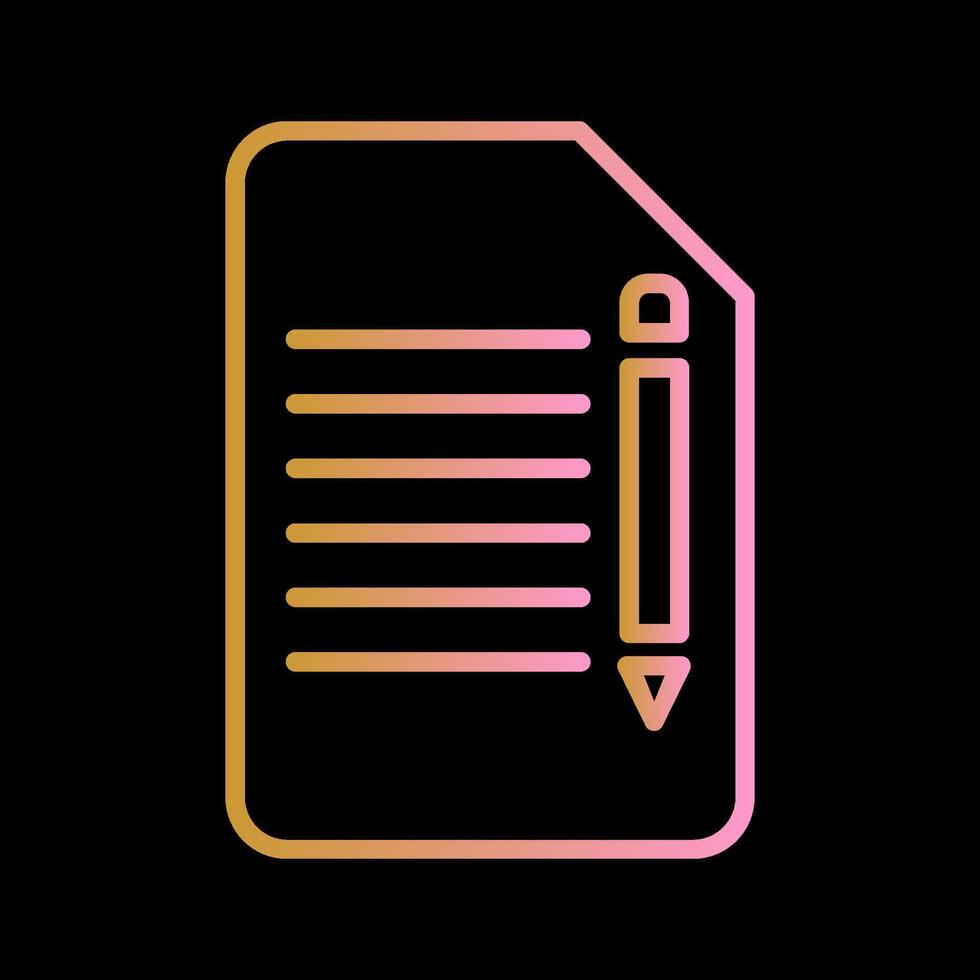 Edit Document Vector Icon