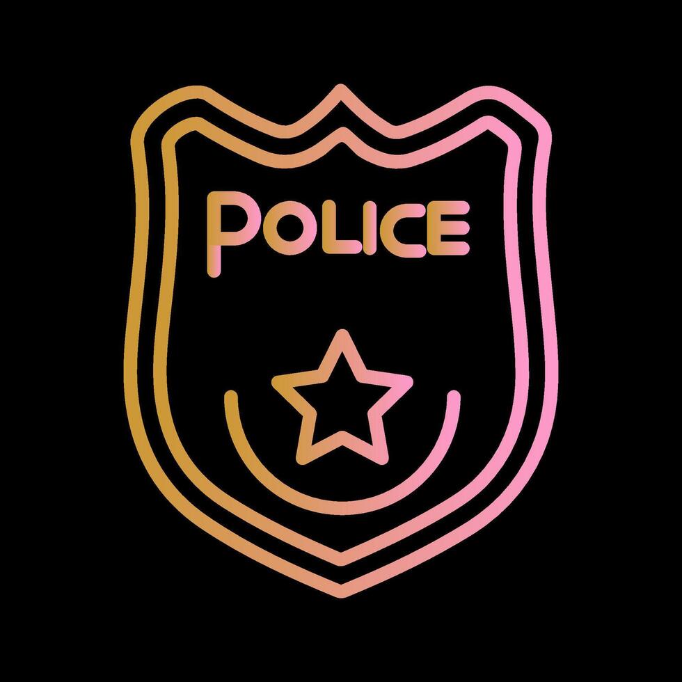 Police Badge I Vector Icon