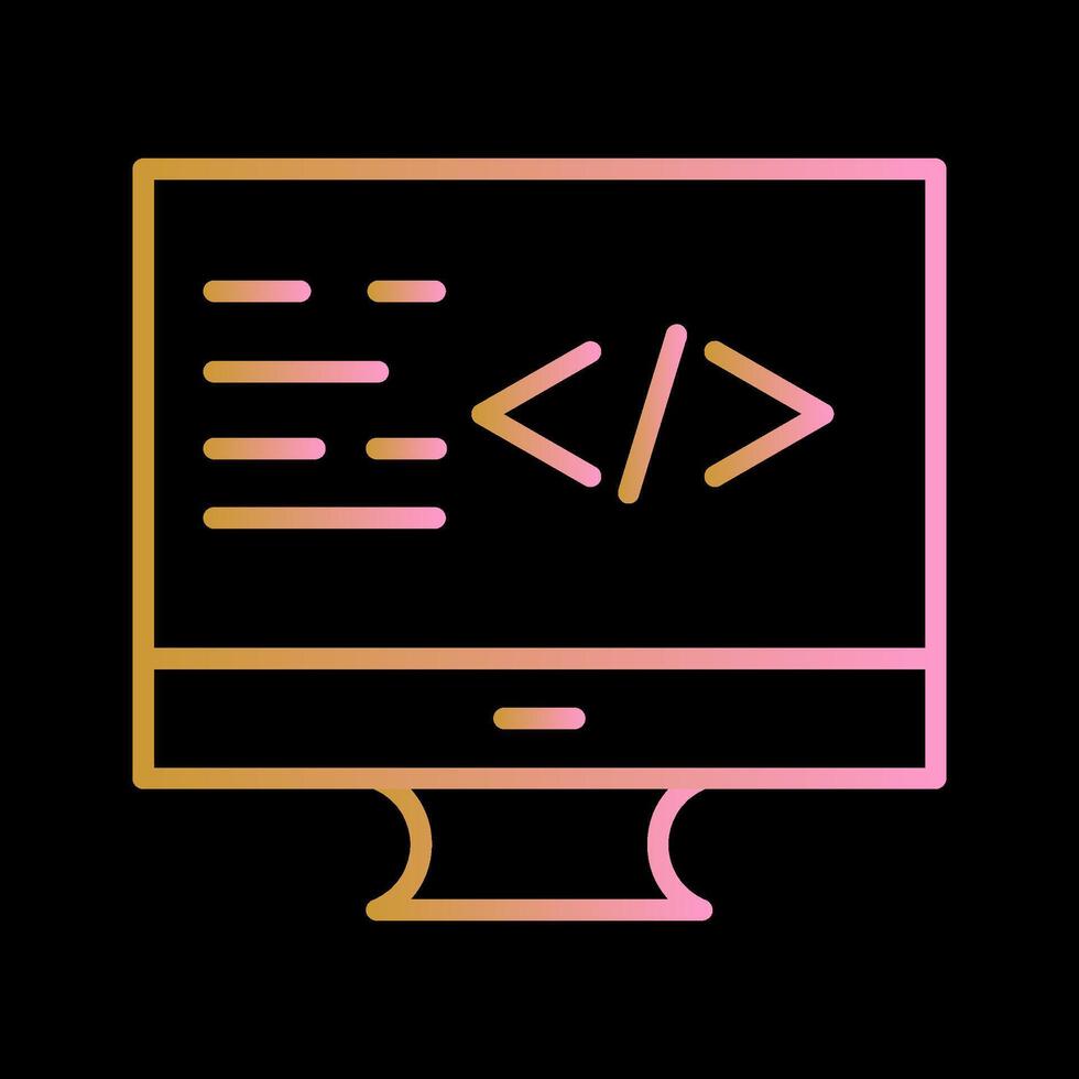 Coding Vector Icon