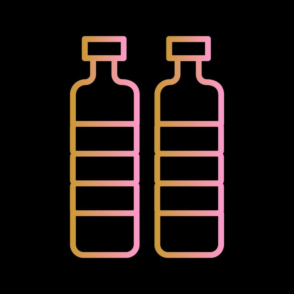 Bottle in Water Vector Icon