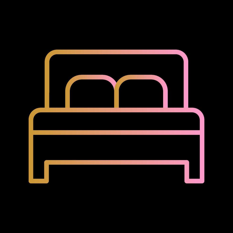 Double Bed II Vector Icon