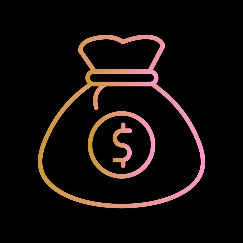 Money Bag Vector Icon