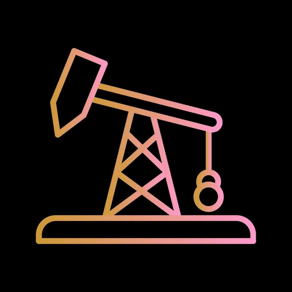 Pumpjack Vector Icon