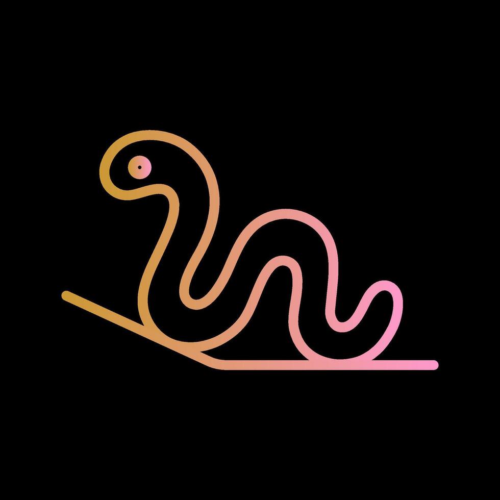 Worm Vector Icon