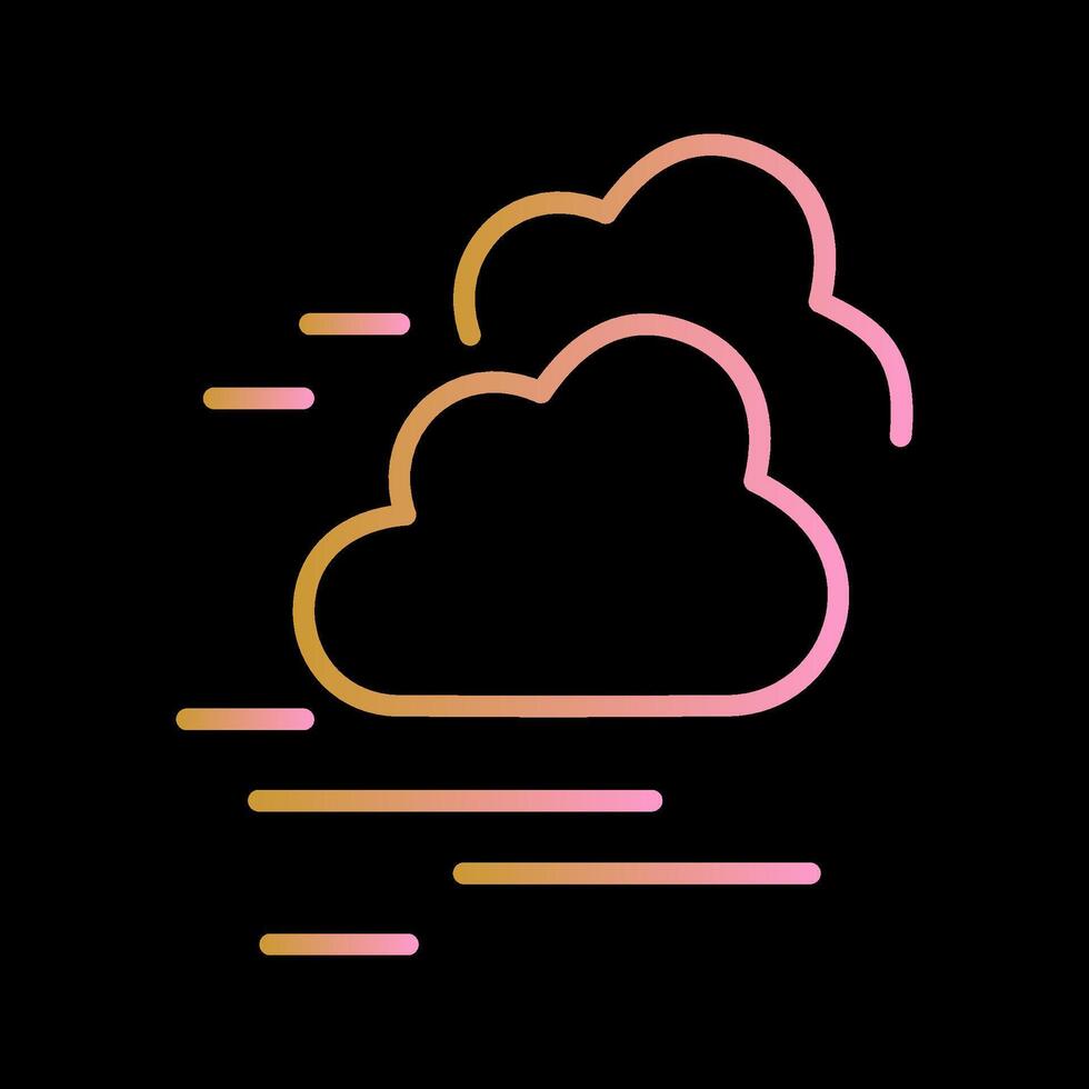 icono de vector de nube