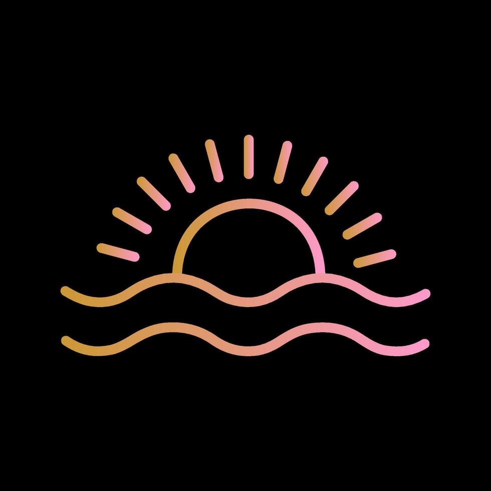 Sunrise Vector Icon