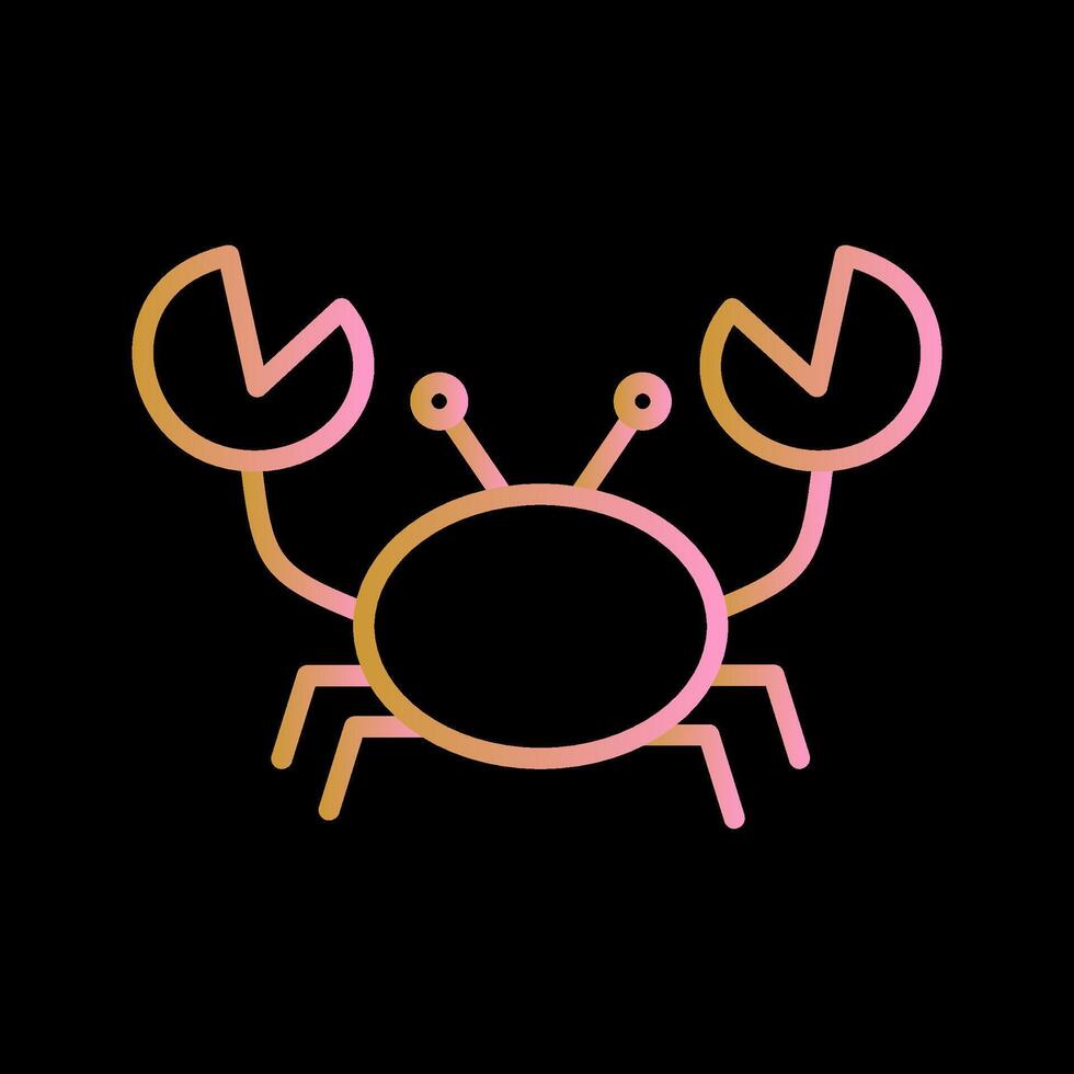 Crab Vector Icon