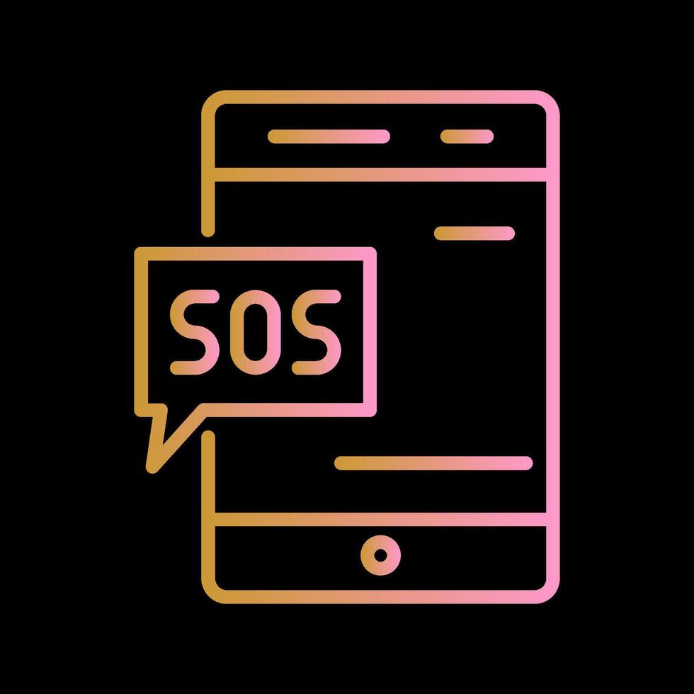 SOS Vector Icon