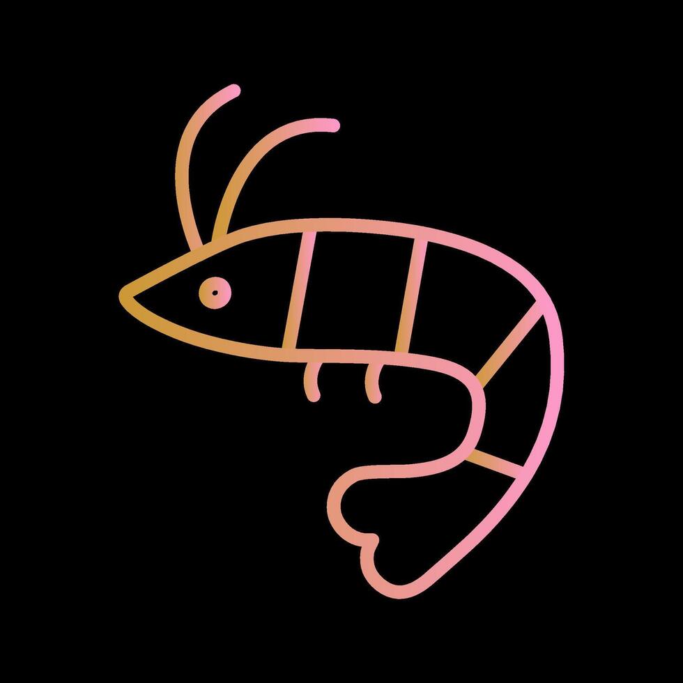 Shrimp Vector Icon
