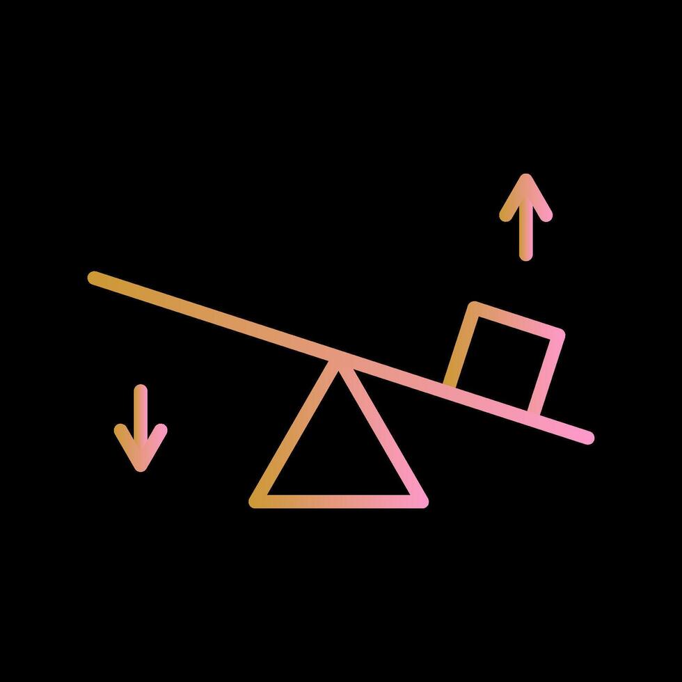 Seesaw Vector Icon