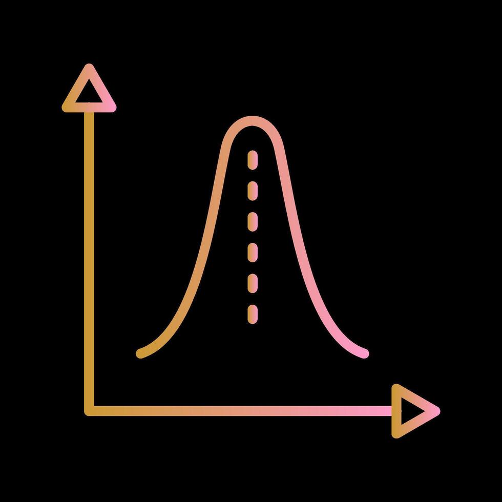 icono de vector de histograma