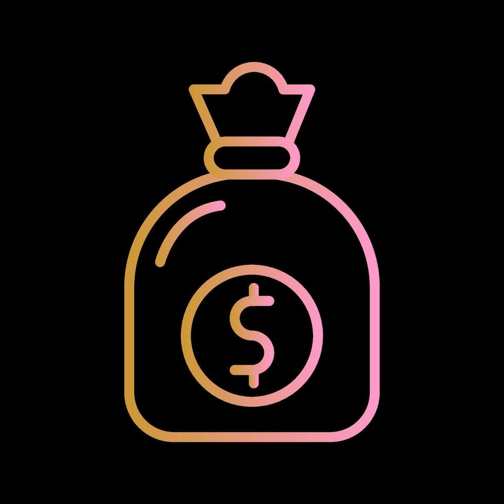 Money Bag Vector Icon