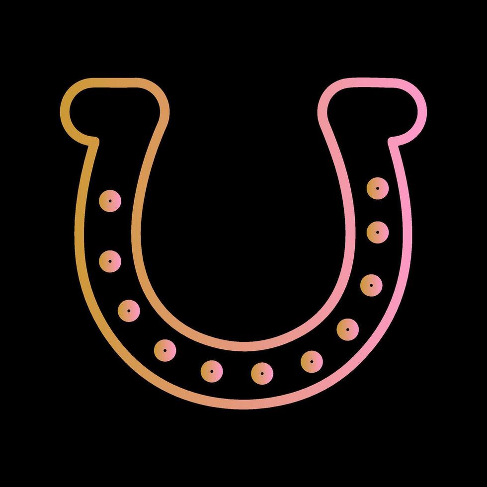 Horse Shoe Vector Icon