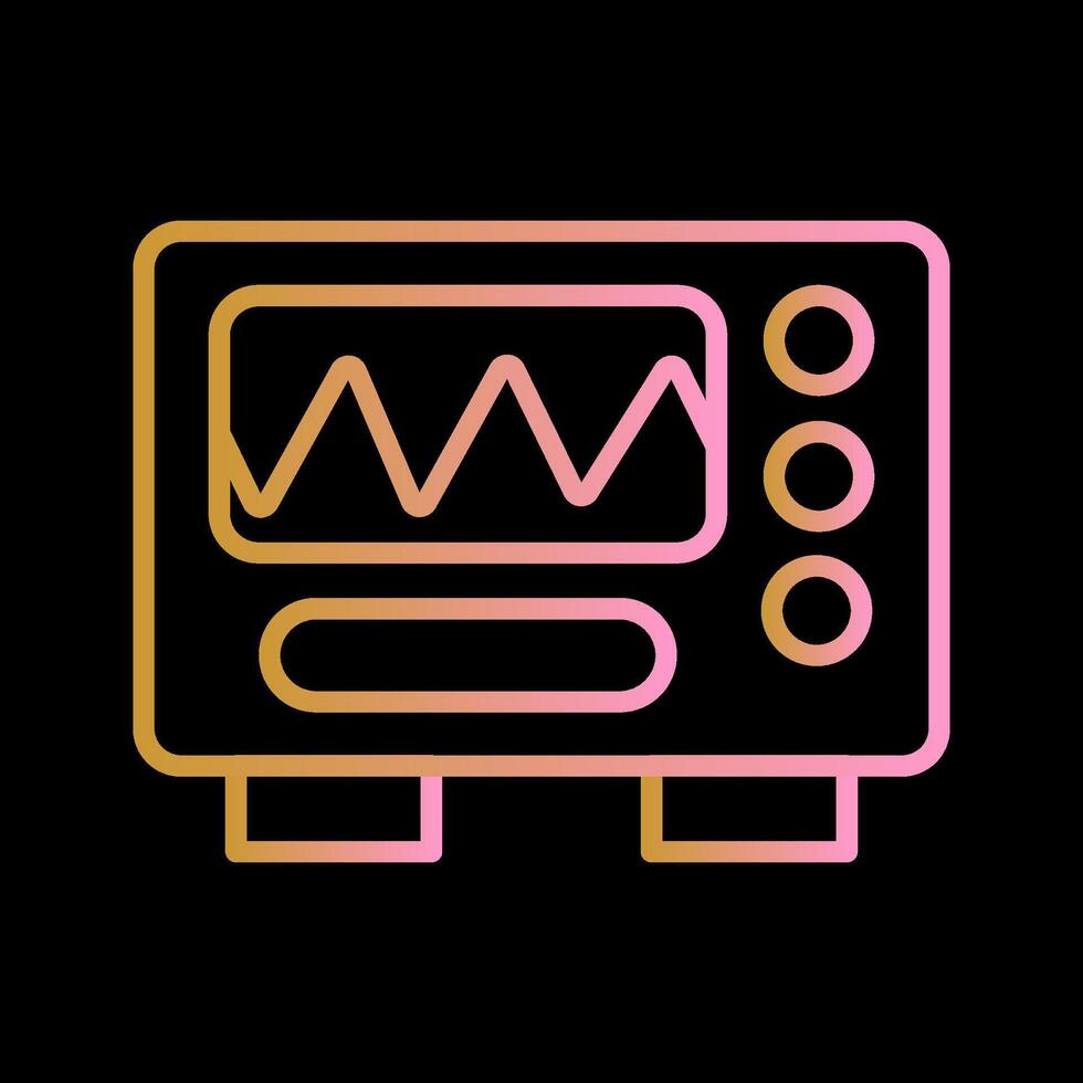 Oscilloscope Vector Icon