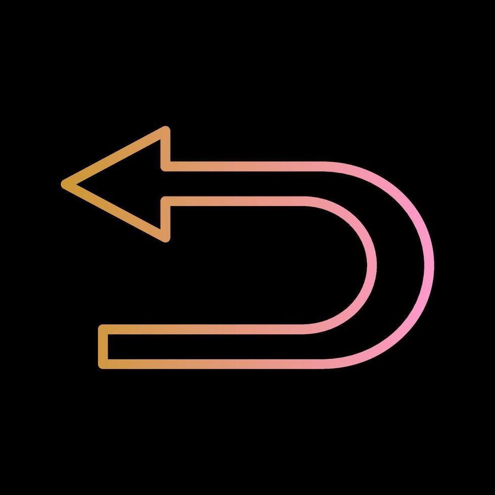 Arrow Back Vector Icon