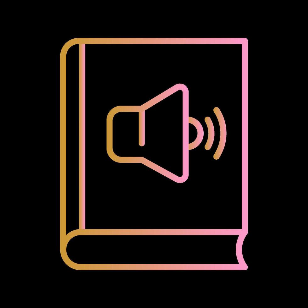 Audio Book Vector Icon