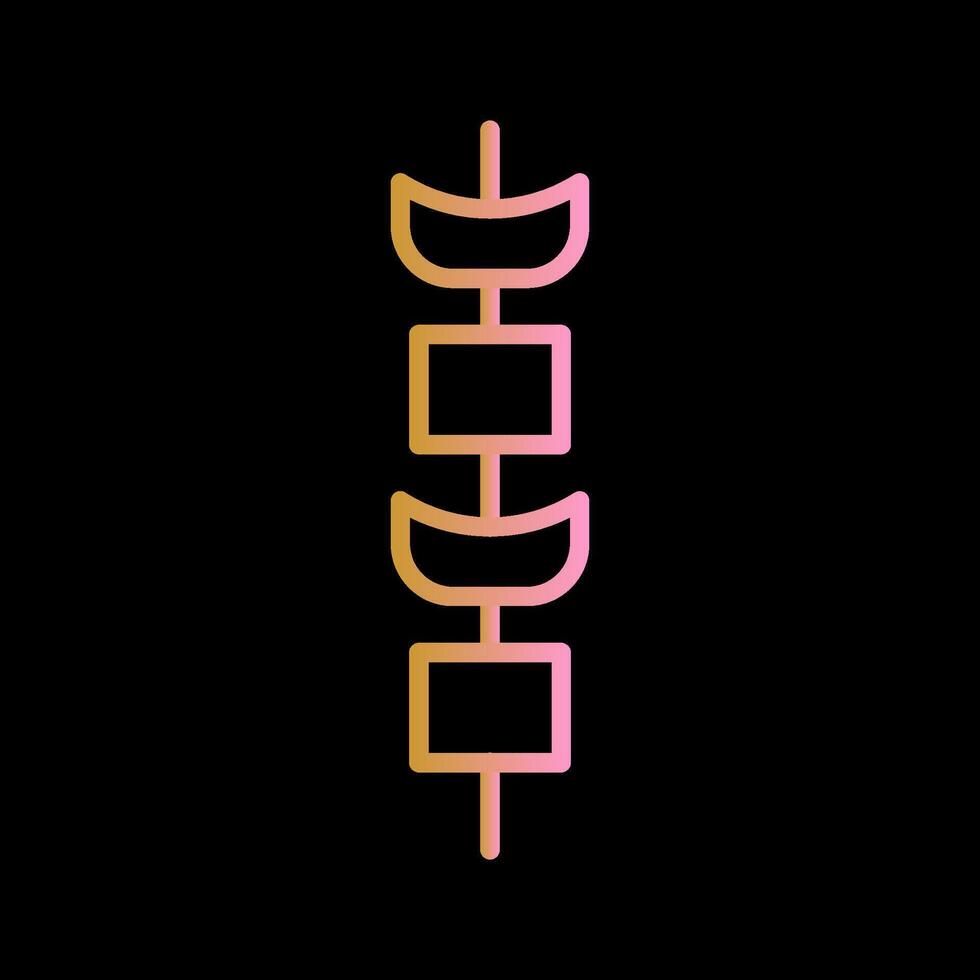 Kebab Vector Icon