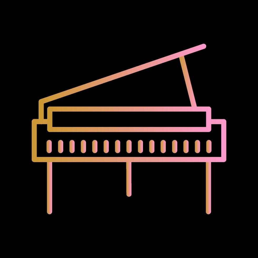 Grand Piano Vector Icon