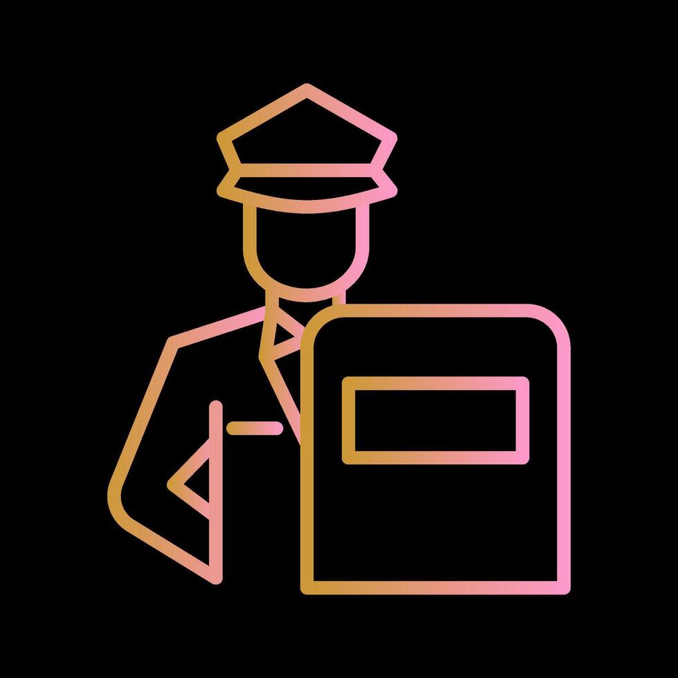 Riot Police Vector Icon