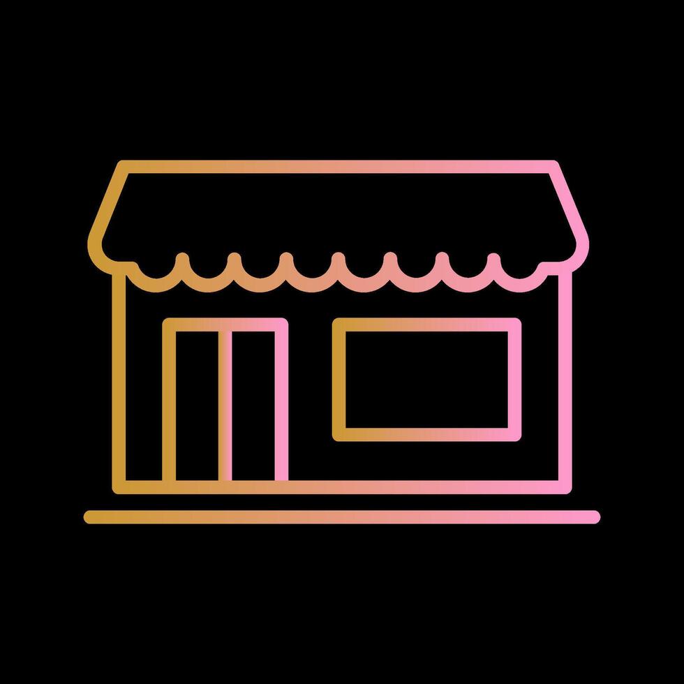 icono de vector de tienda