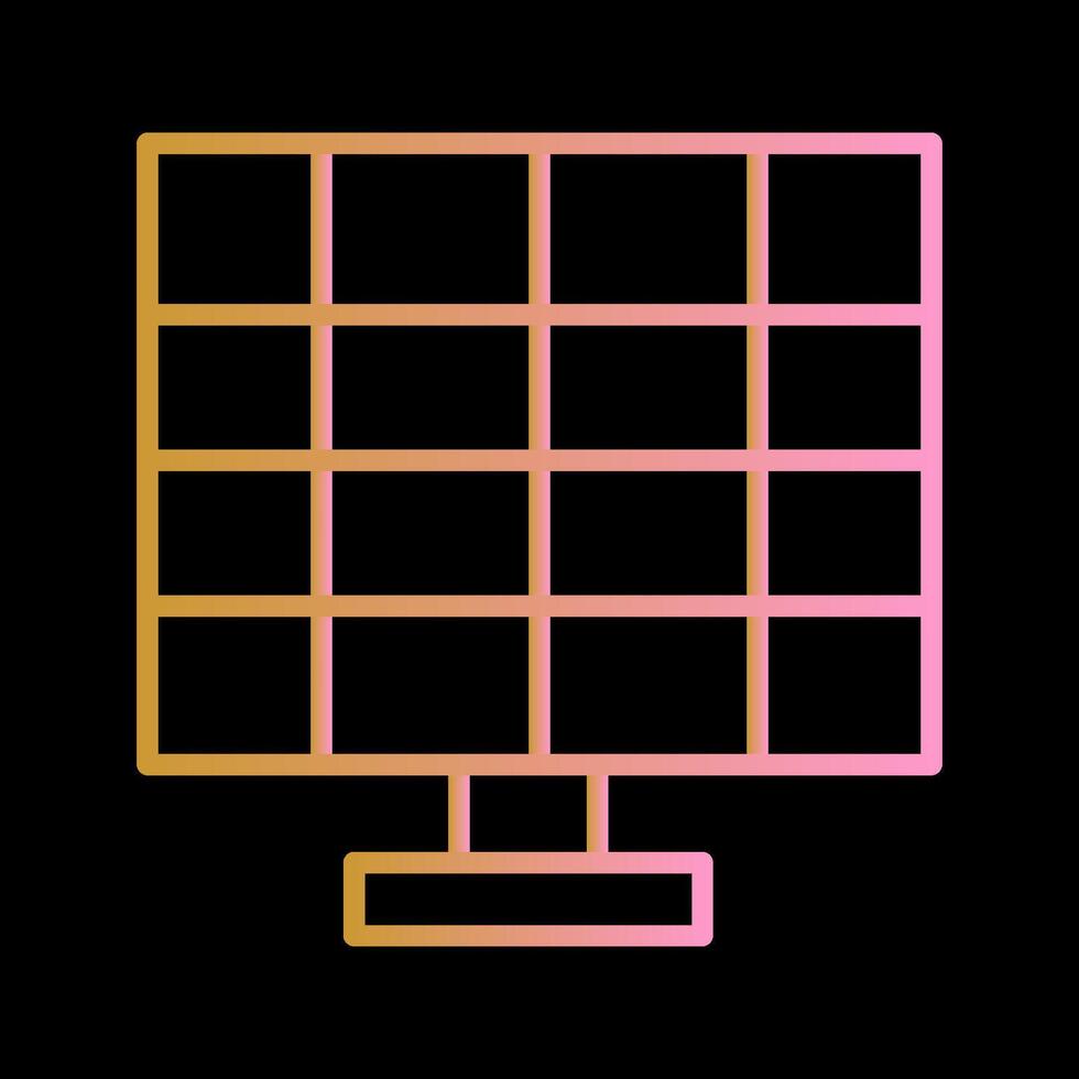 Solar Panel II Vector Icon