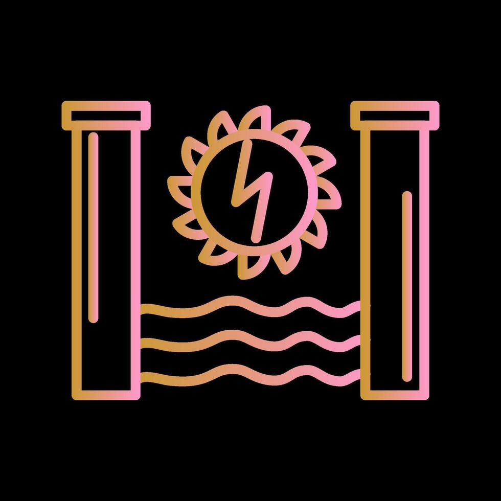 Hydro Power Vector Icon
