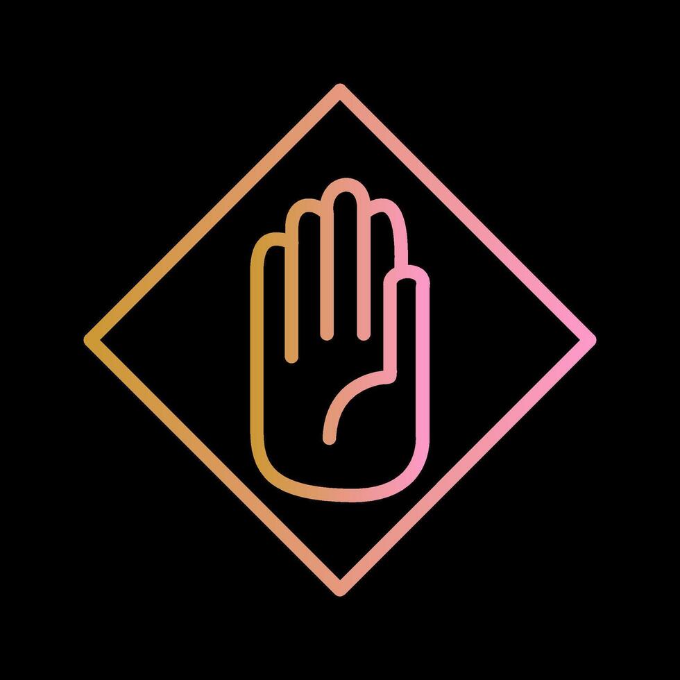 Halt Vector Icon