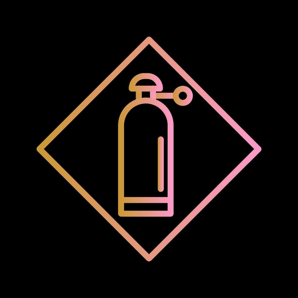 Pressurized Cylinder Vector Icon