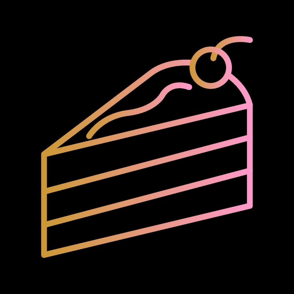 Cake Slice Vector Icon