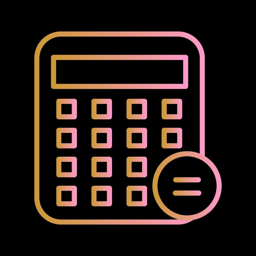 Business Calculator Vector Icon