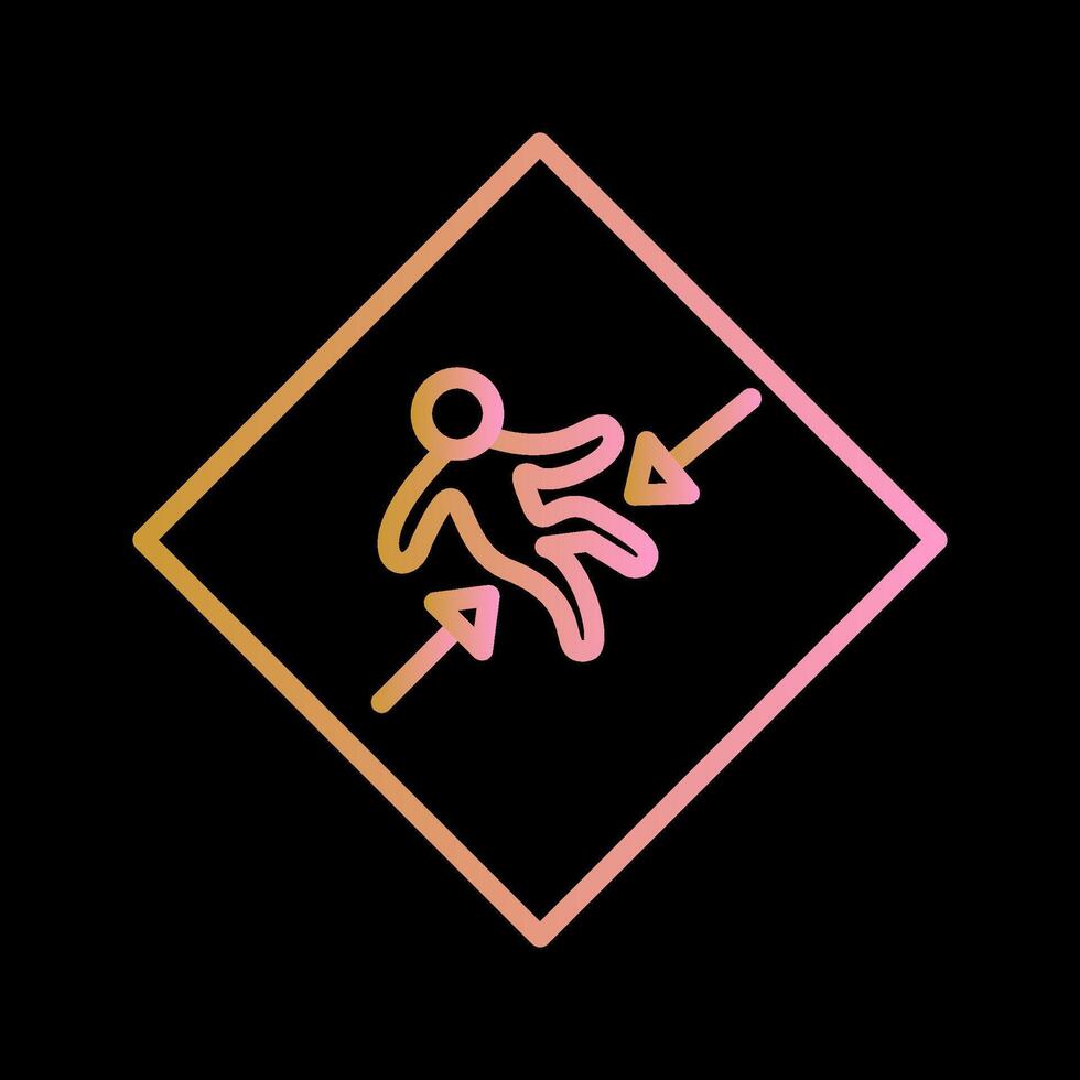 Crush Zone Vector Icon