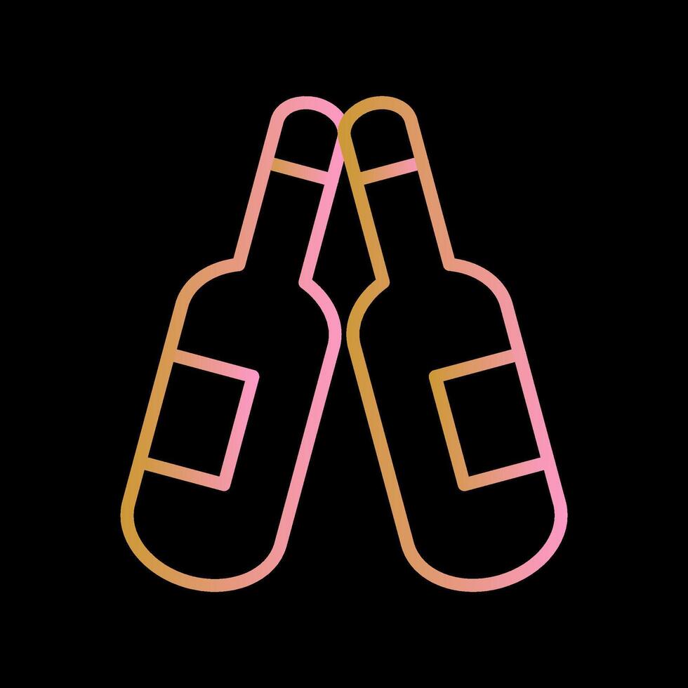 Beers Toasting Vector Icon