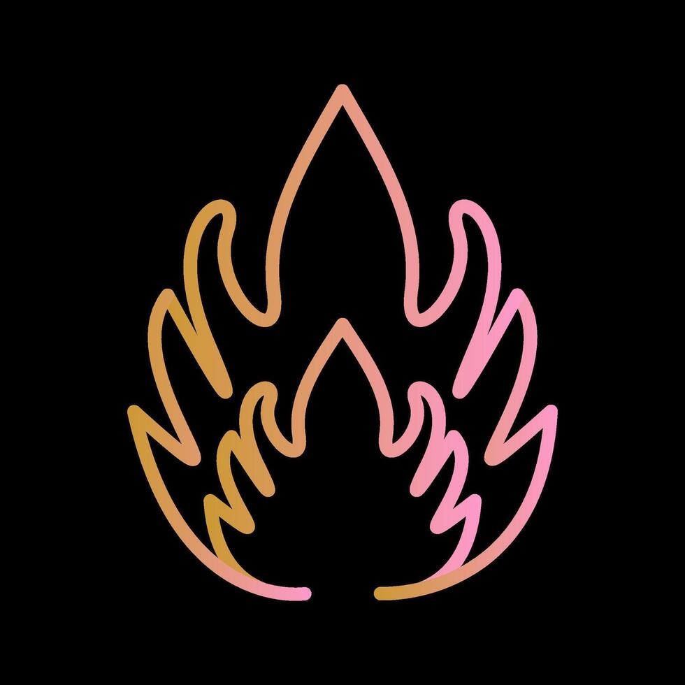 Flammable Material Vector Icon