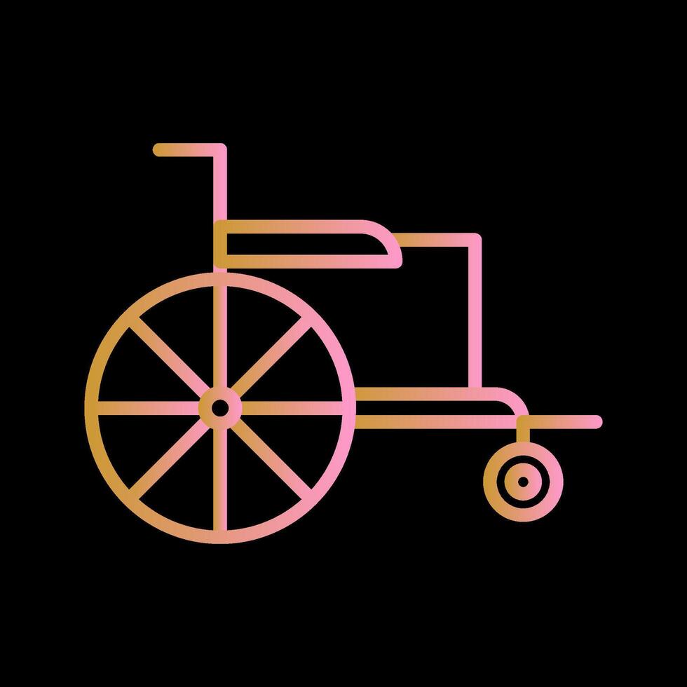 Wheelchair Vector Icon