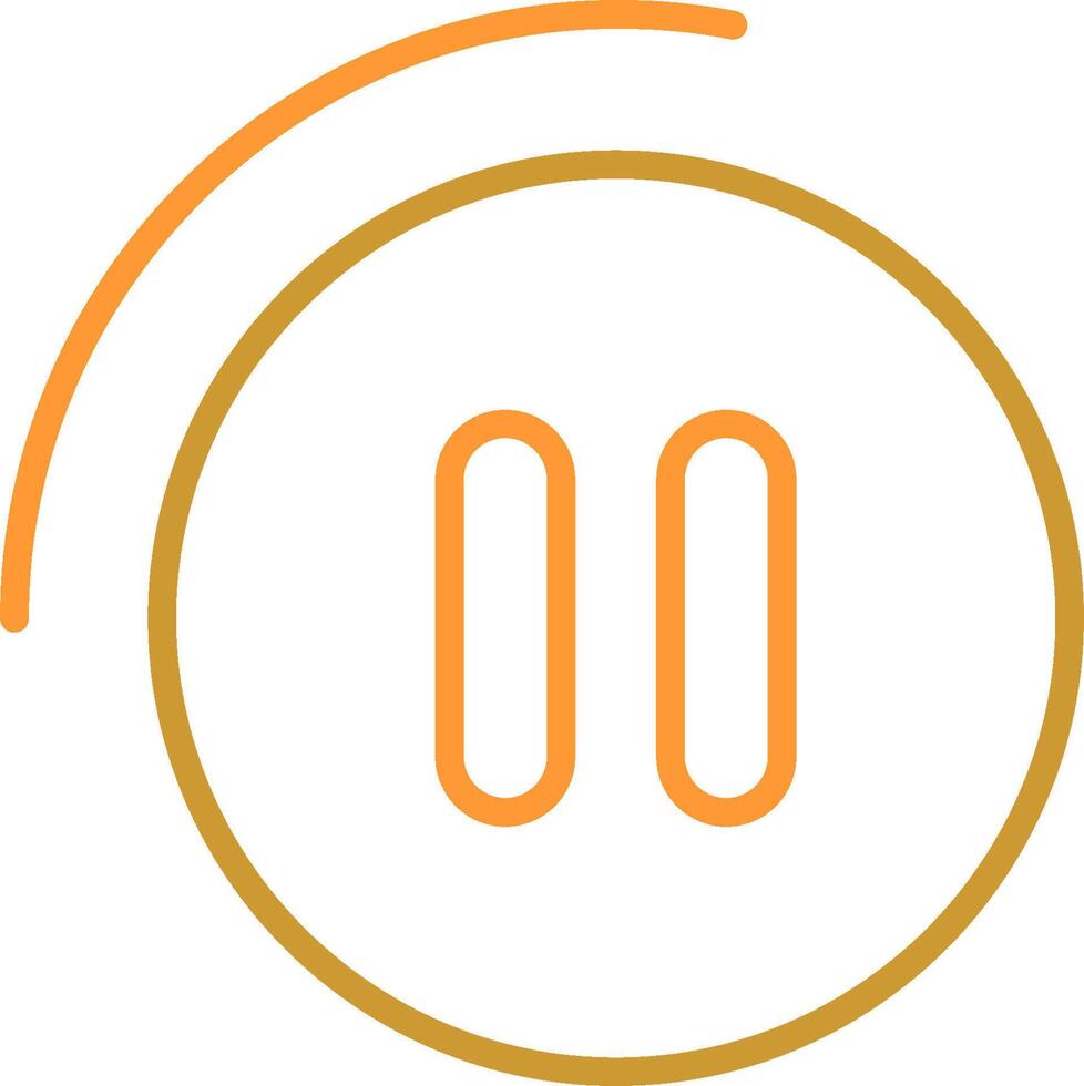 Pause Button Vector Icon