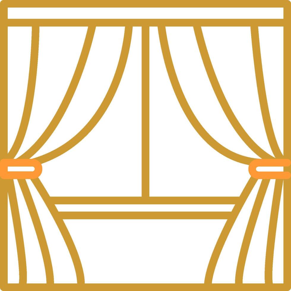 Curtains Vector Icon