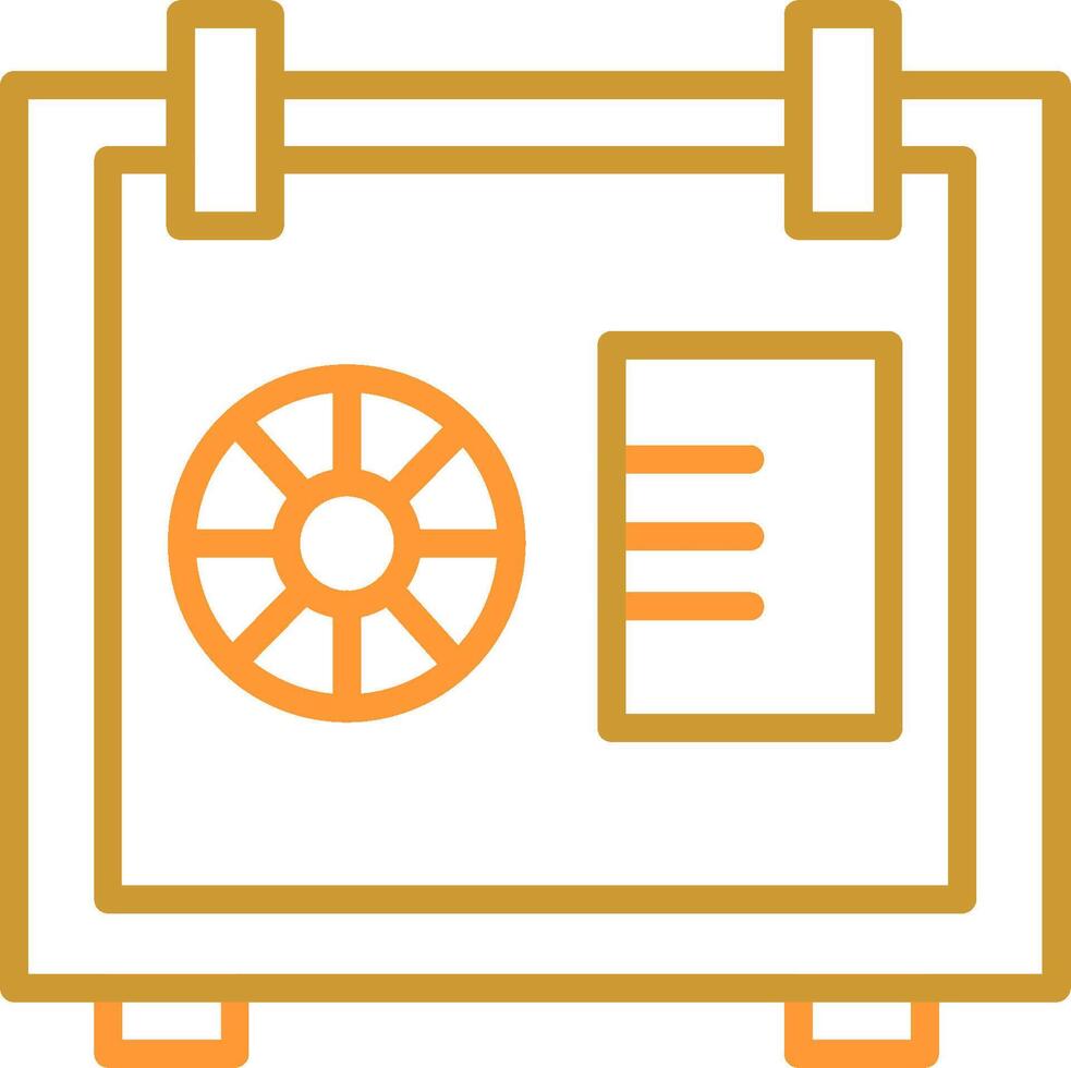 Safe Box Vector Icon