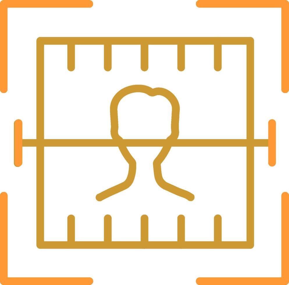 Face Scan Vector Icon